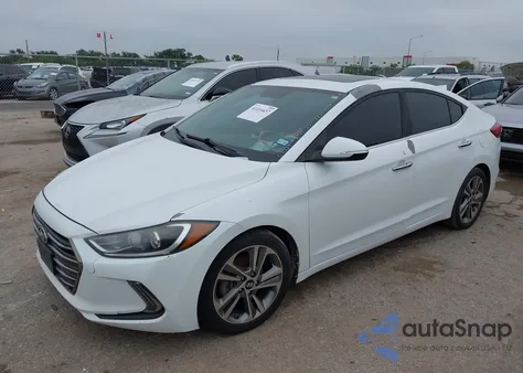 2017 Hyundai Elantra Limited из США, поврежденный, VIN 5NPD84LF5HH061084
